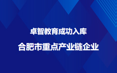 九游娱乐成功入库合肥市重点产业链企业
